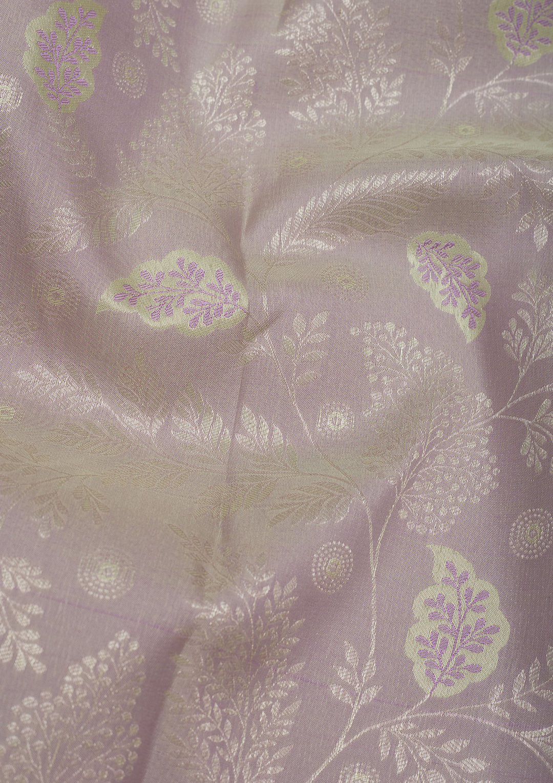 Pista Green Zariwork Pure Silk Saree