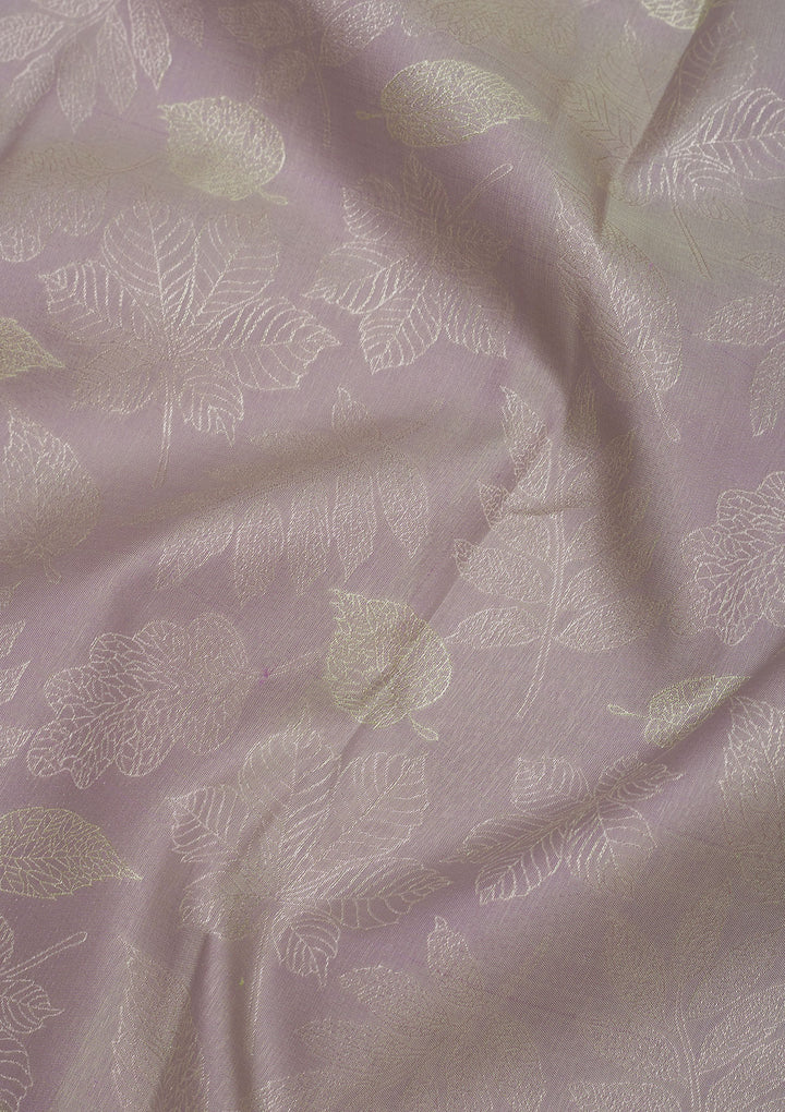 Grey Zariwork Pure Silk Saree