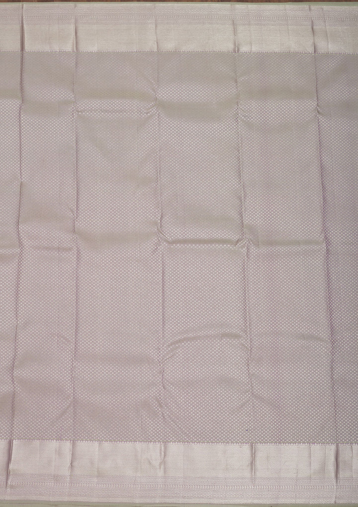 Grey Zariwork Pure Silk Saree