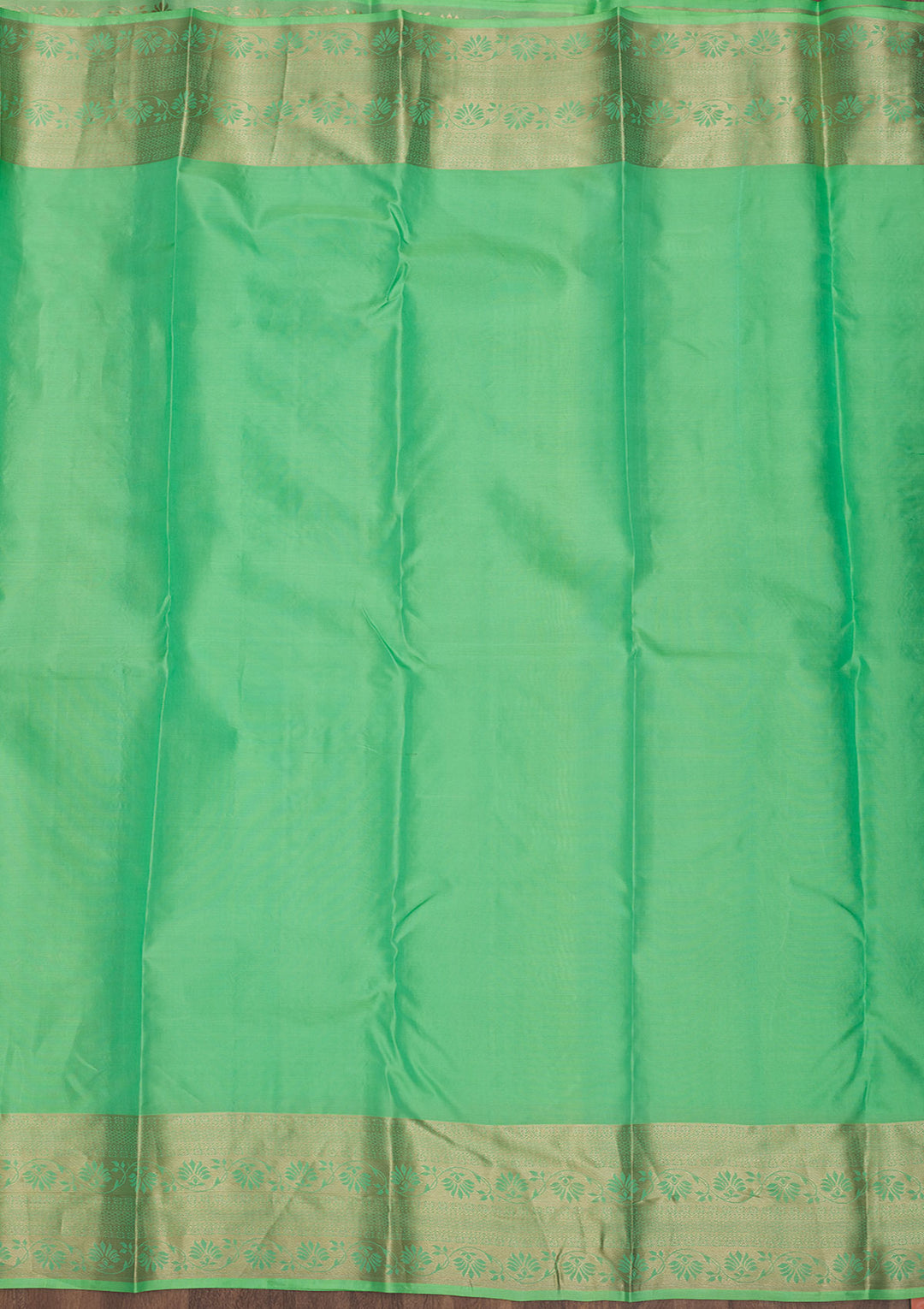 Pista Green Zariwork Pure Silk Saree