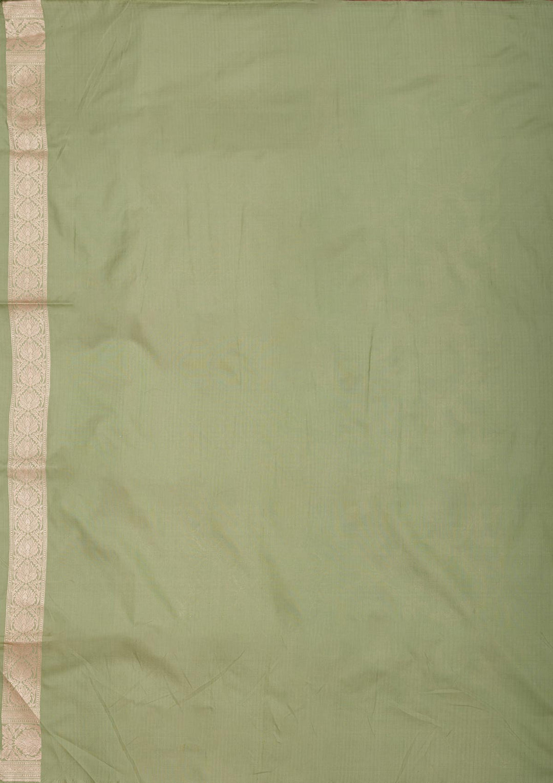 Pista Green Zariwork Pure Silk Saree