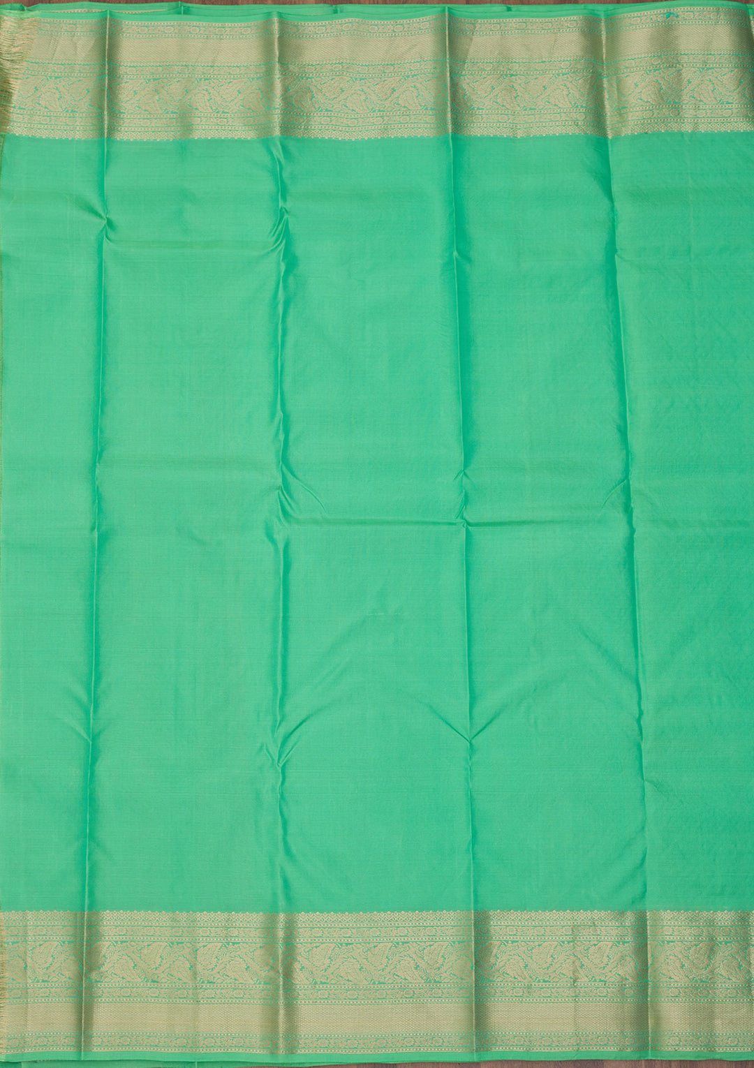 Pista Green Zariwork Pure Silk Saree