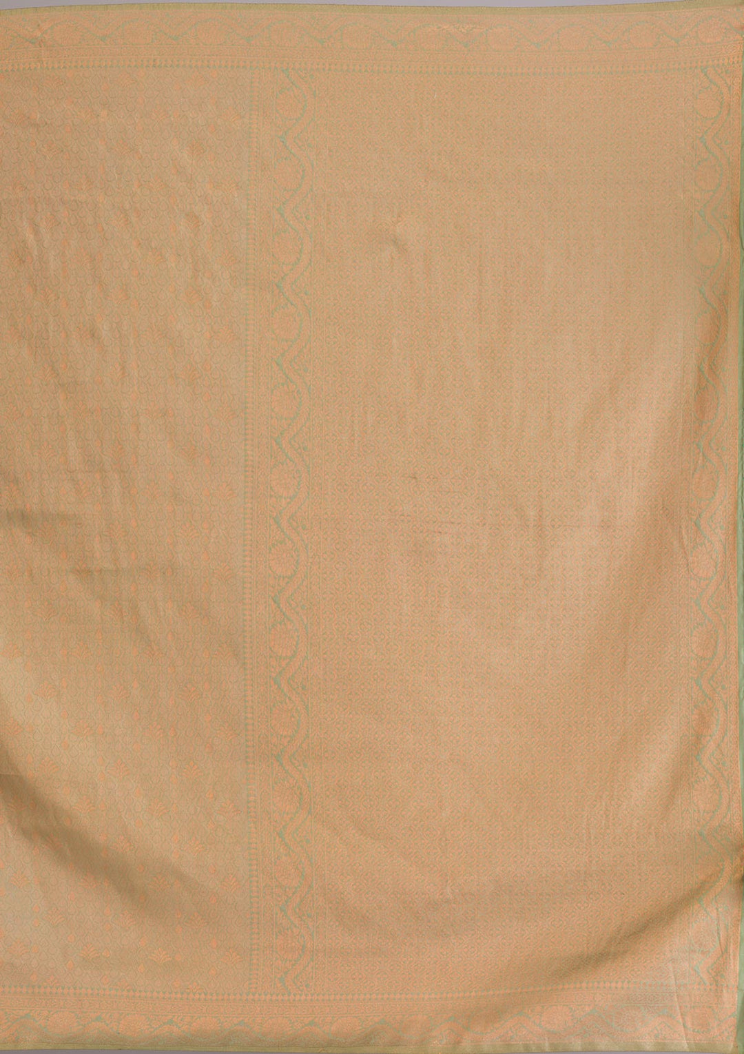 Pista Green Zariwork Soft Silk Saree