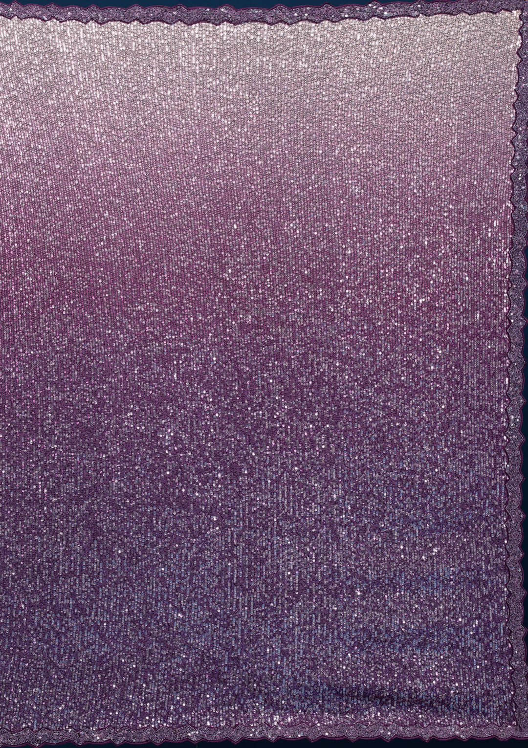 Purple Sequins Georgette Saree