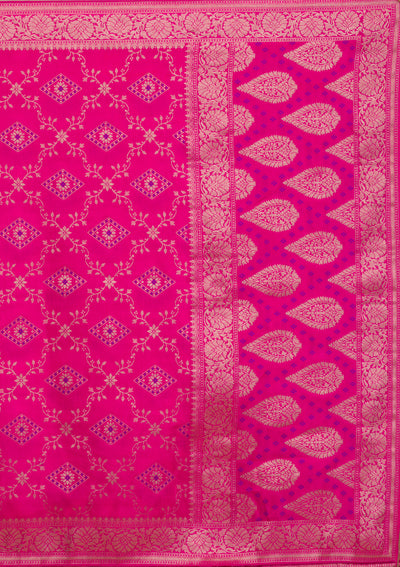 Purple Zariwork Art Silk Readymade Salwar Suit