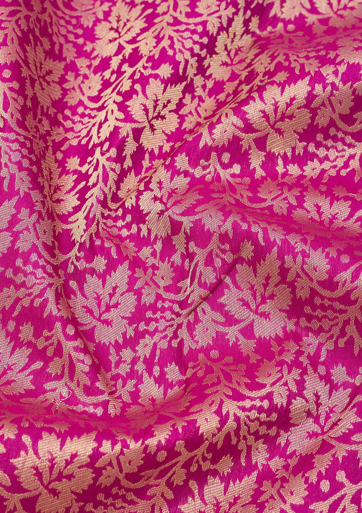 Purple Zariwork Pure Silk Saree