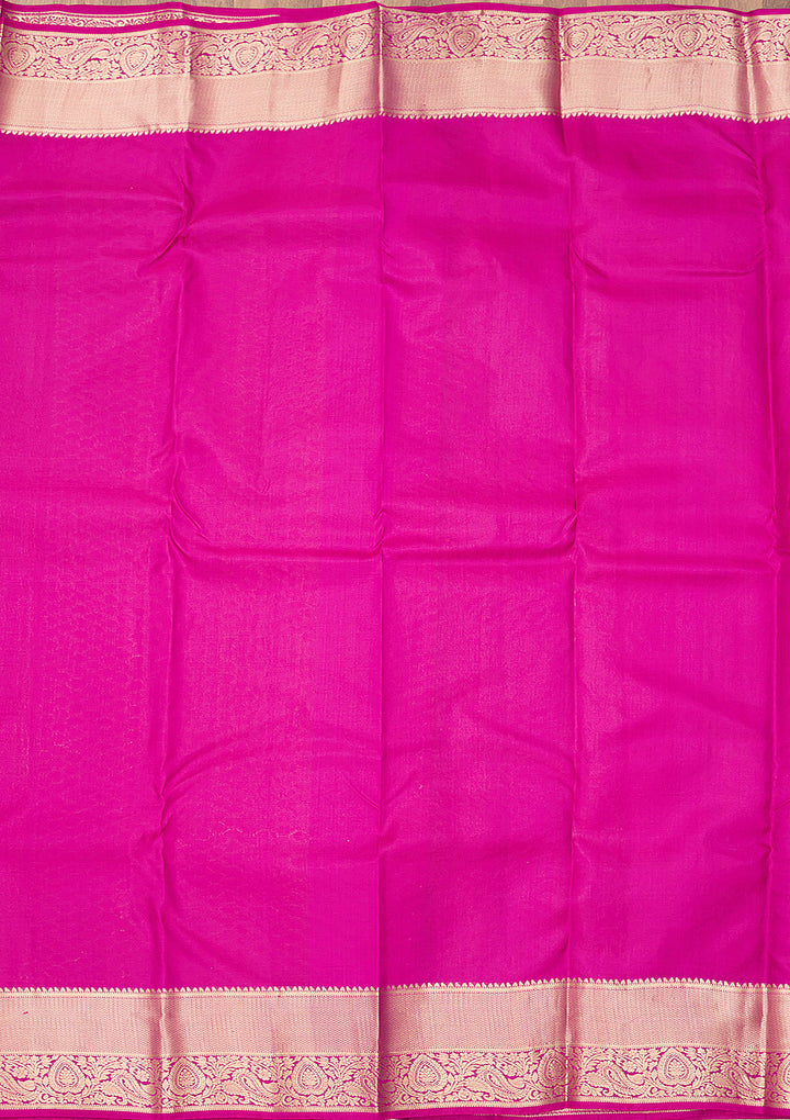 Purple Zariwork Pure Silk Saree