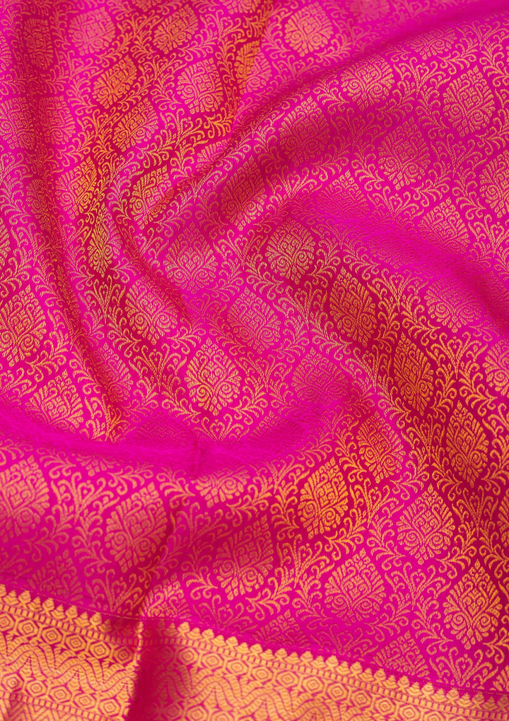 Purple Zariwork Pure Silk Saree