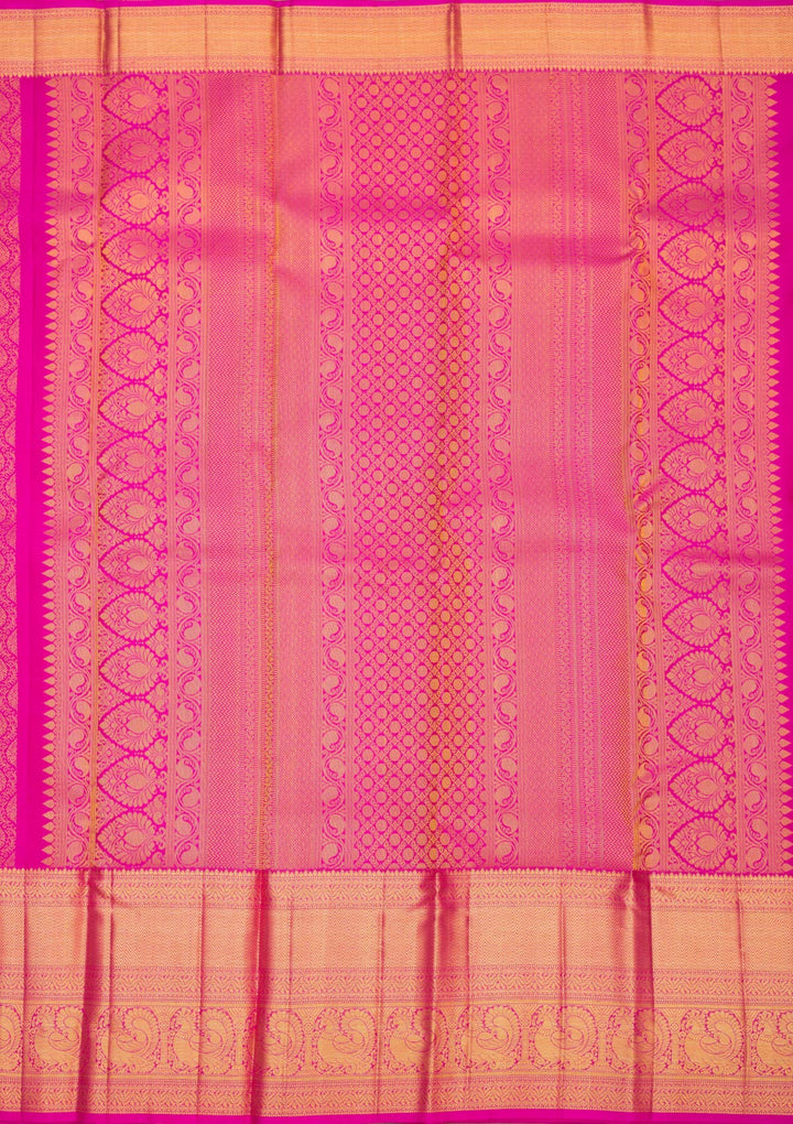 Purple Zariwork Pure Silk Saree