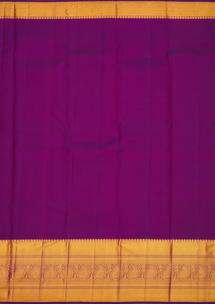 Purple Zariwork Pure Silk Saree
