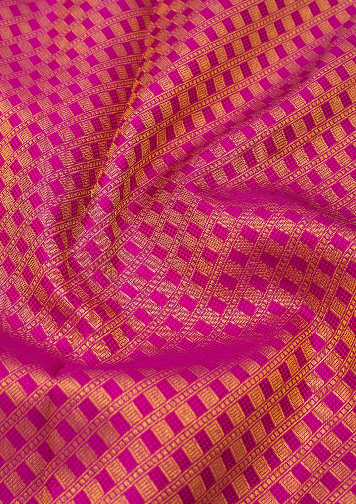 Purple Zariwork Pure Silk Saree