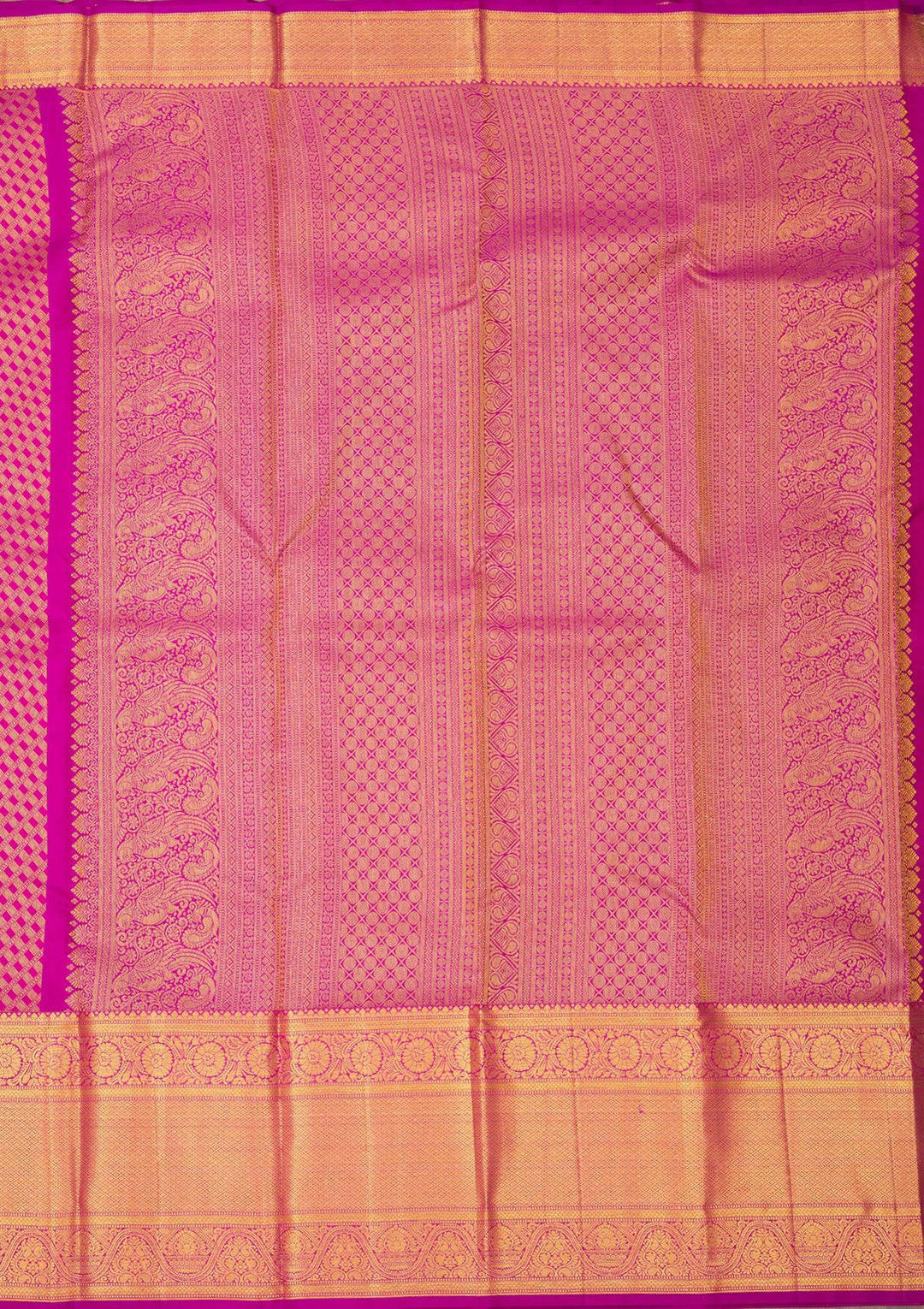 Purple Zariwork Pure Silk Saree