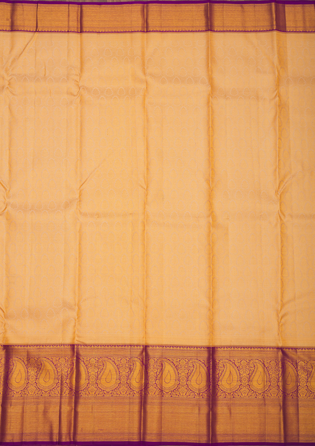 Purple Zariwork Pure Silk Saree