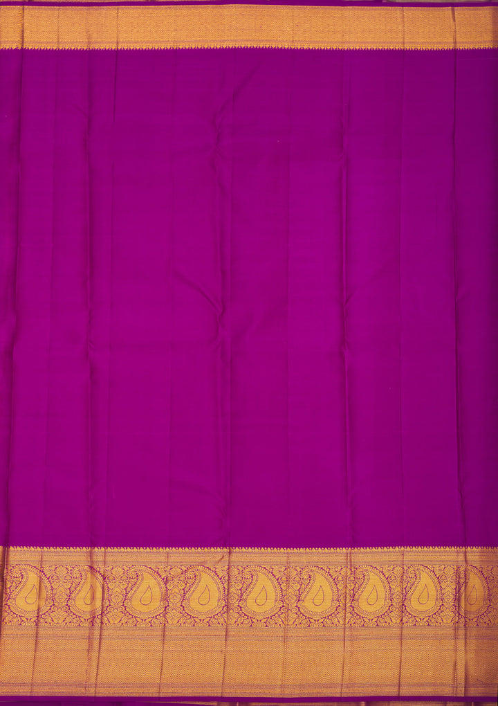 Purple Zariwork Pure Silk Saree