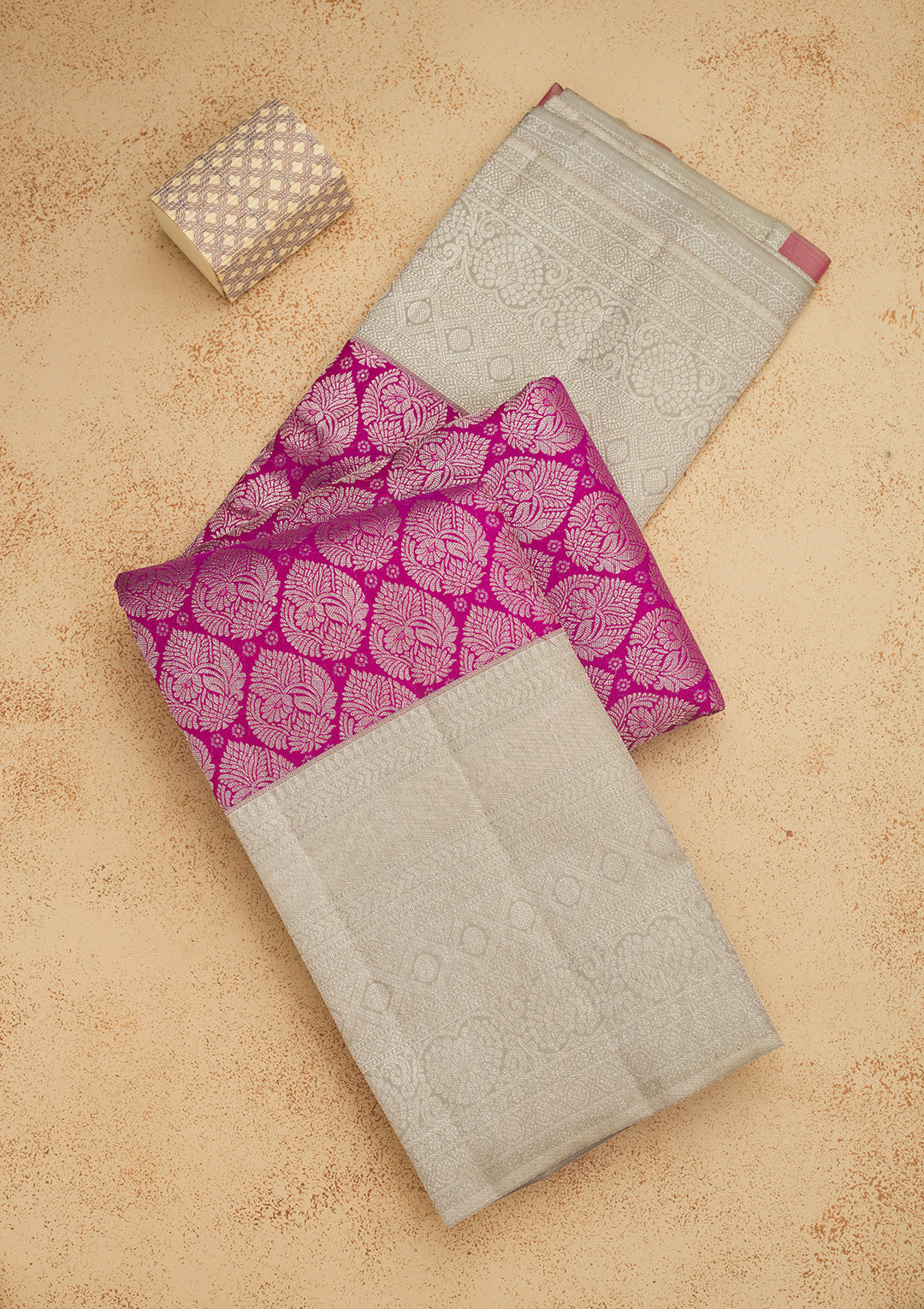 Purple Zariwork Pure Silk Saree