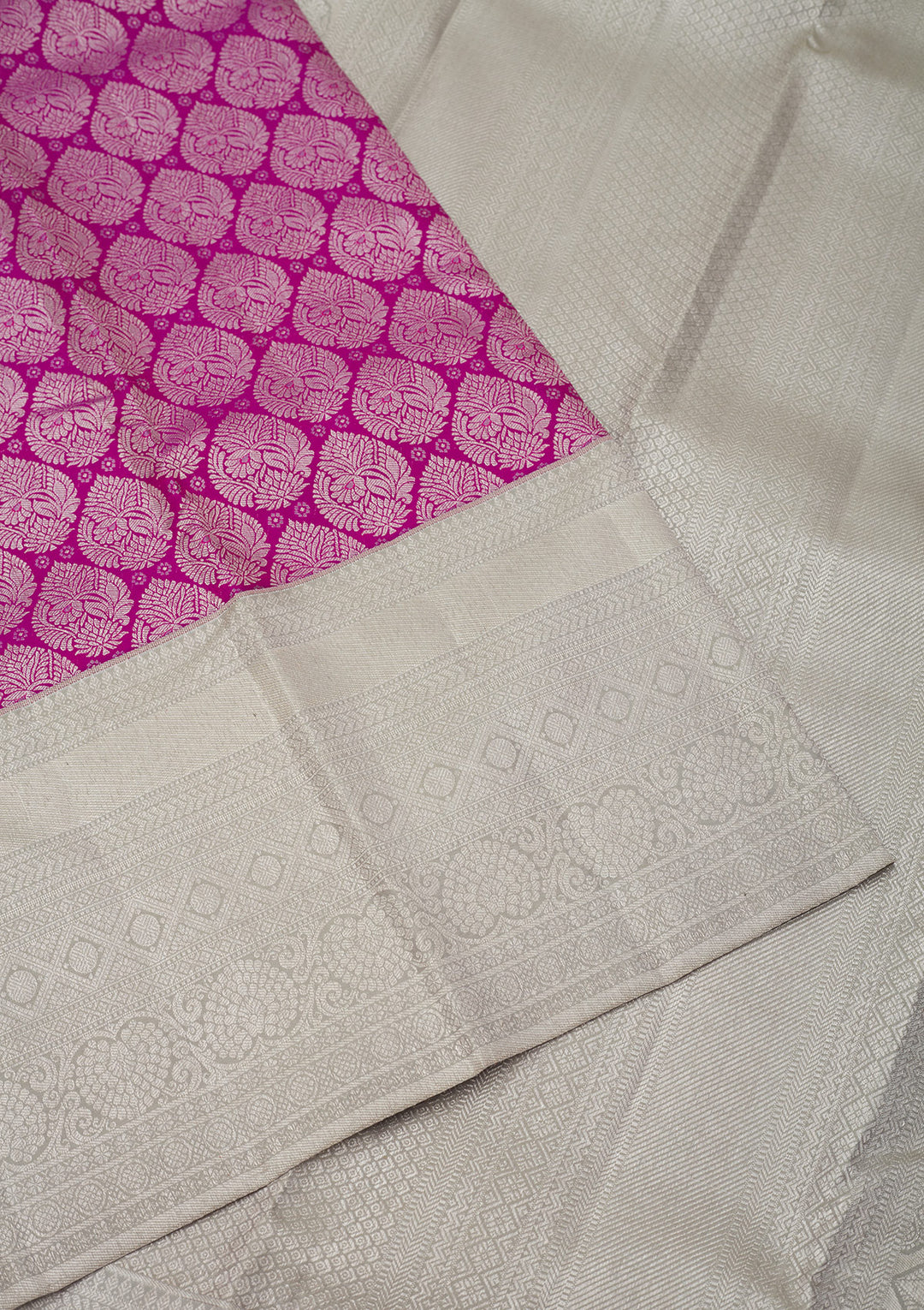Purple Zariwork Pure Silk Saree