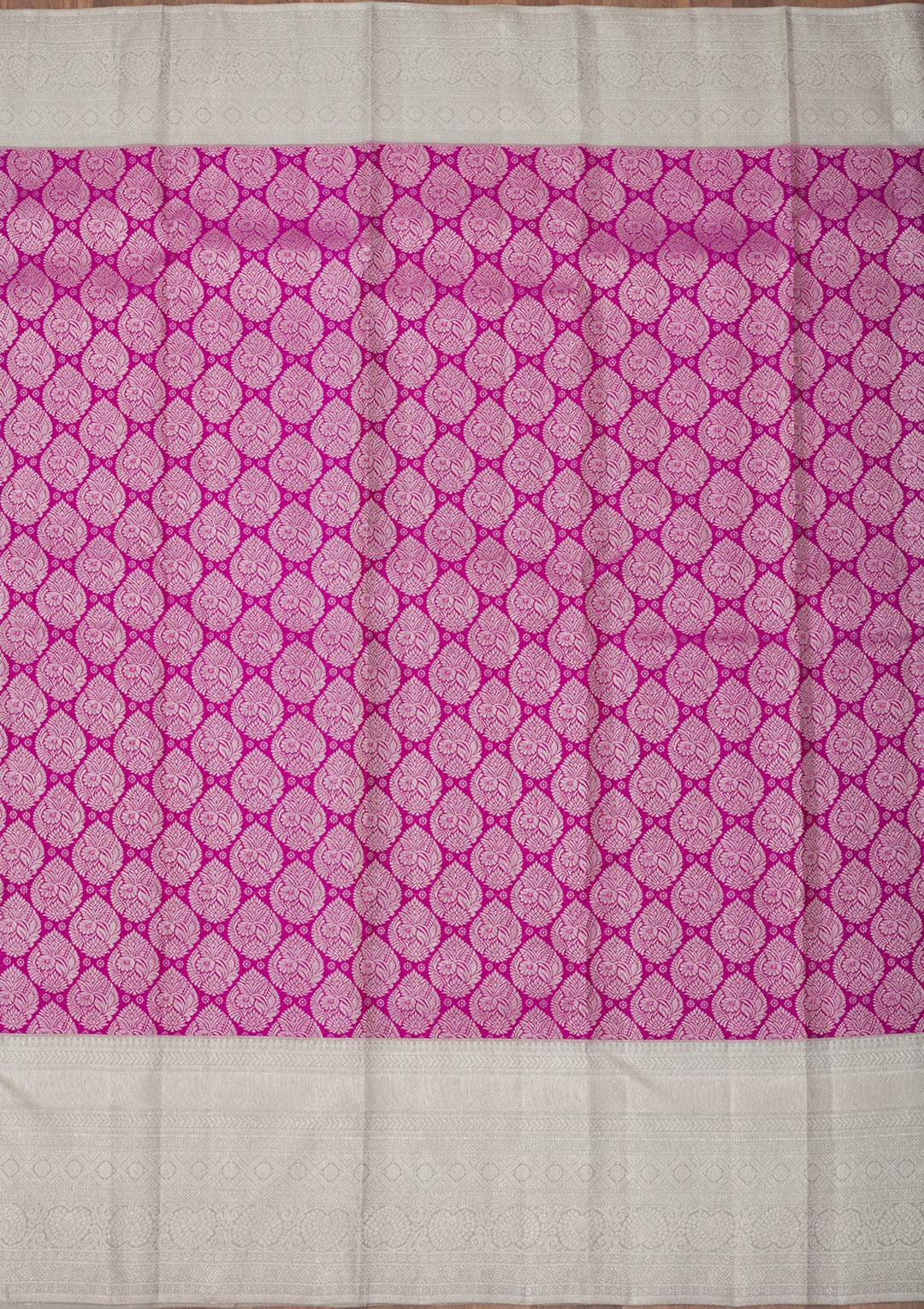 Purple Zariwork Pure Silk Saree