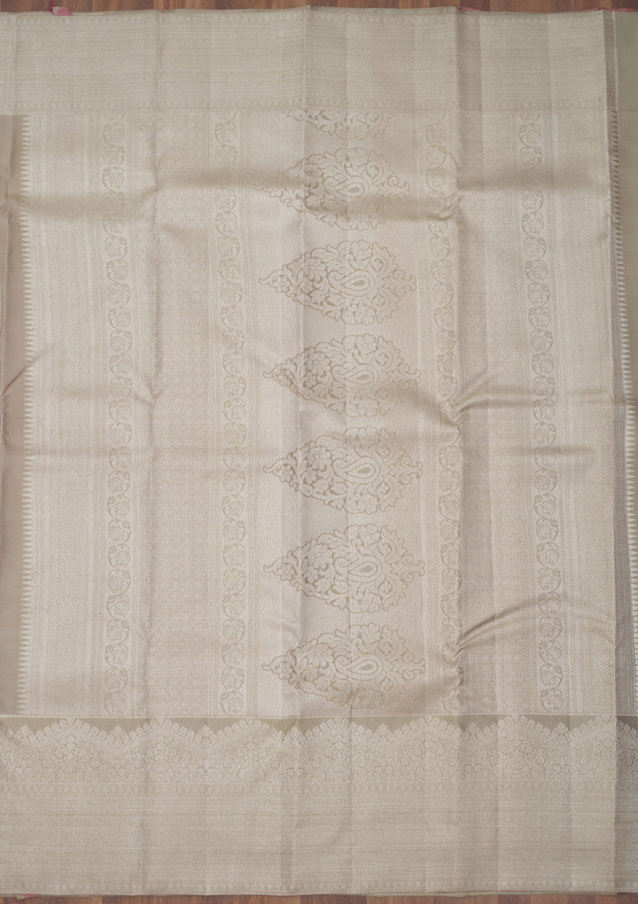 Purple Zariwork Pure Silk Saree