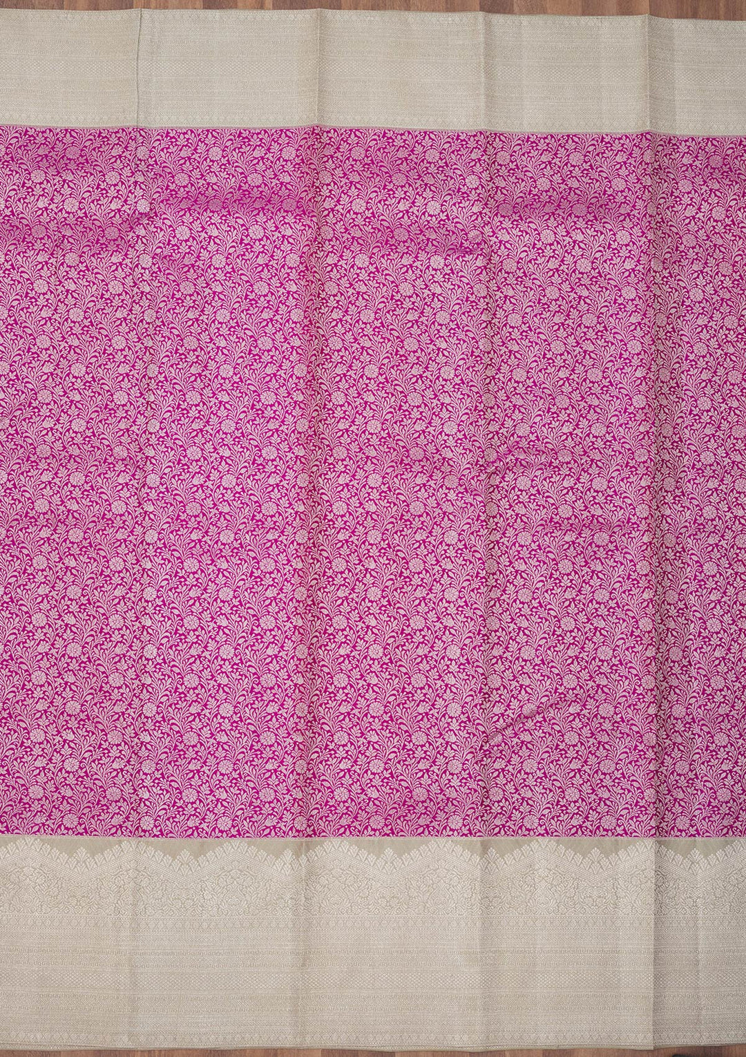 Purple Zariwork Pure Silk Saree