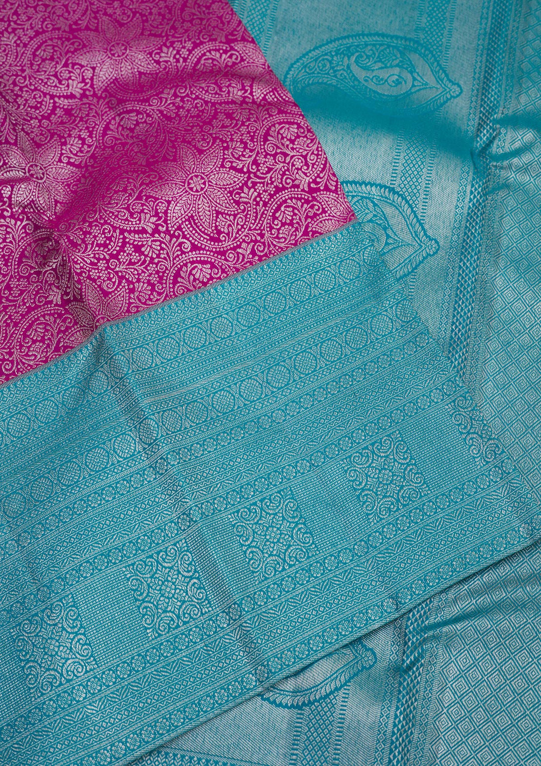Purple Zariwork Pure Silk Saree
