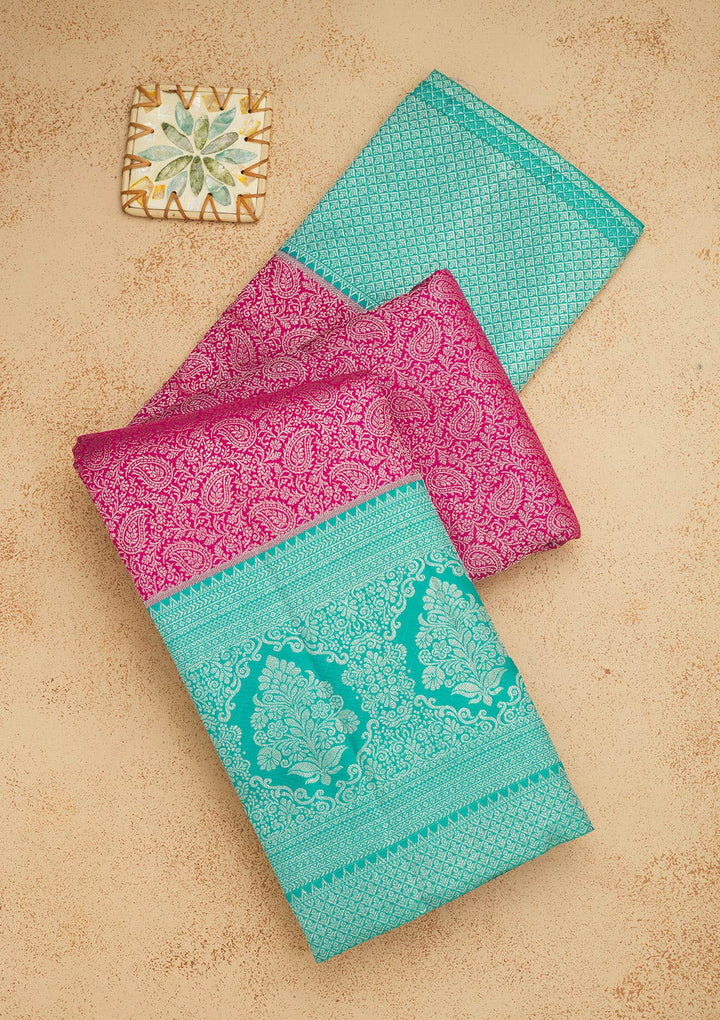 Purple Zariwork Pure Silk Saree