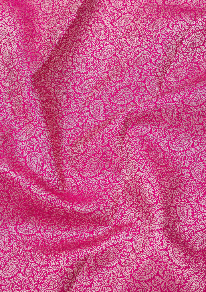 Purple Zariwork Pure Silk Saree