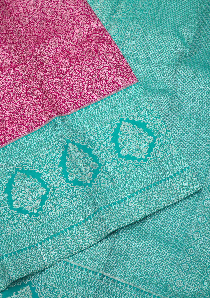 Purple Zariwork Pure Silk Saree