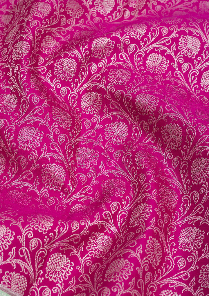 Purple Zariwork Pure Silk Saree