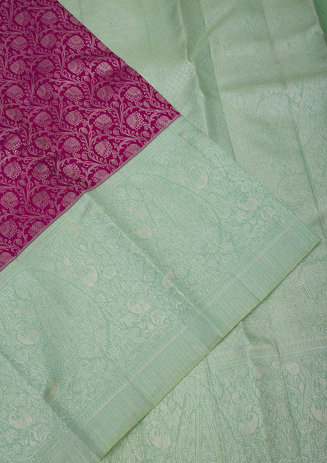 Purple Zariwork Pure Silk Saree