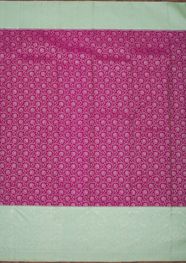 Purple Zariwork Pure Silk Saree