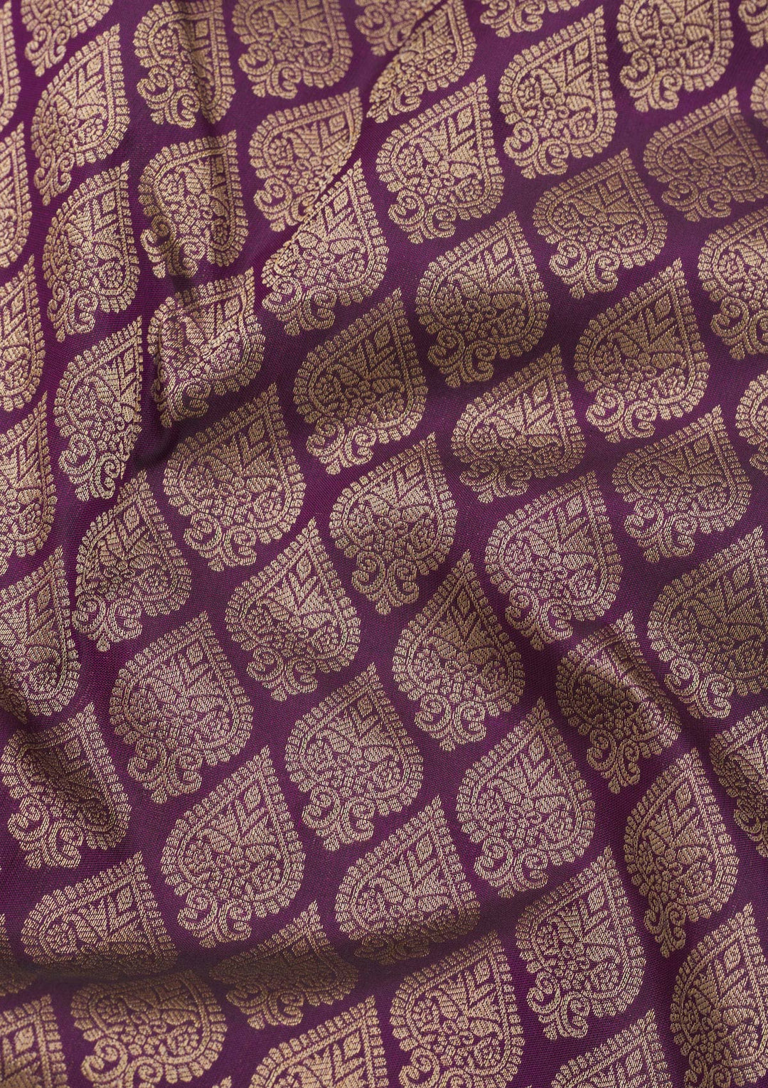 Purple Zariwork Pure Silk Saree
