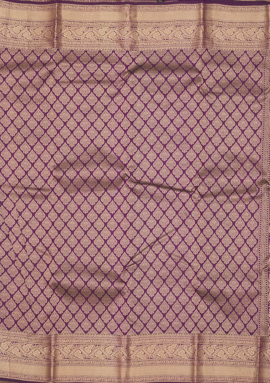 Purple Zariwork Pure Silk Saree
