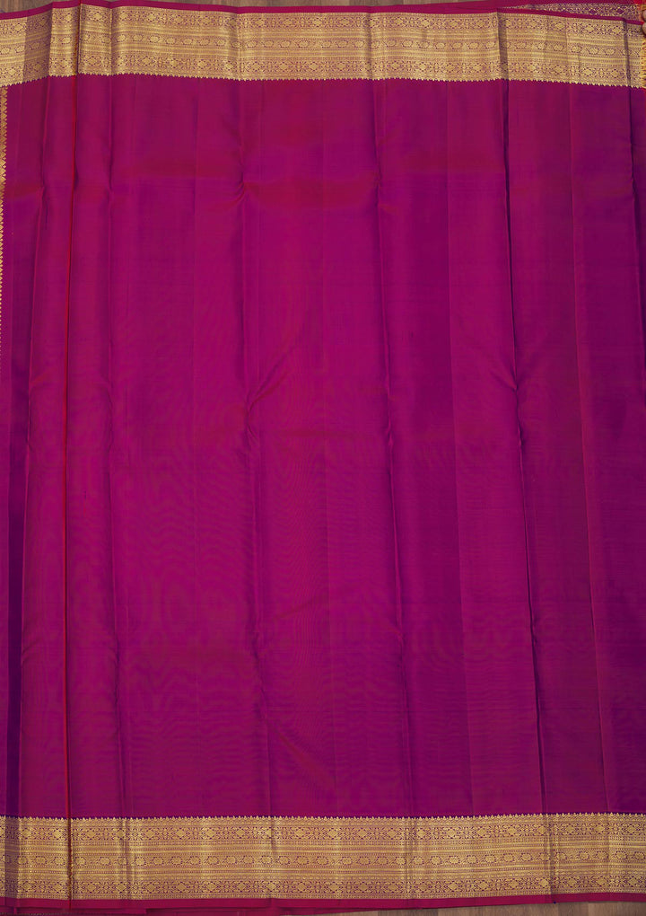 Purple Zariwork Pure Silk Saree