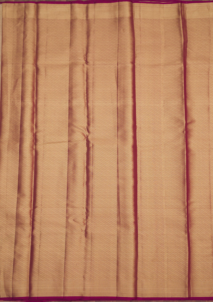 Purple Zariwork Pure Silk Saree