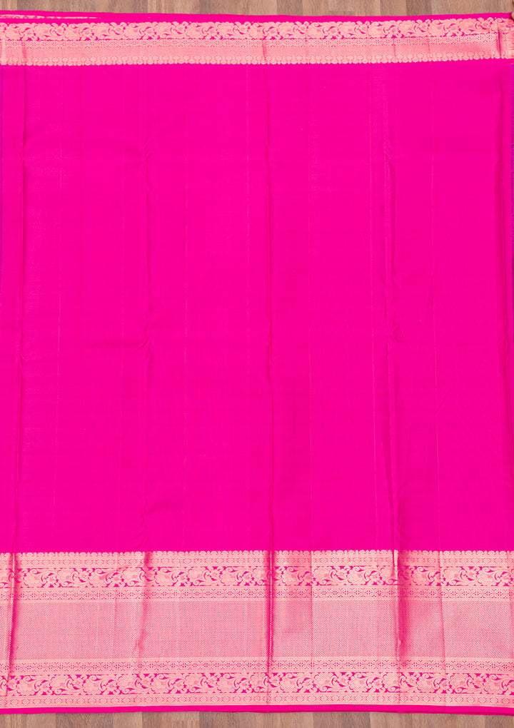 Purple Zariwork Pure Silk Saree