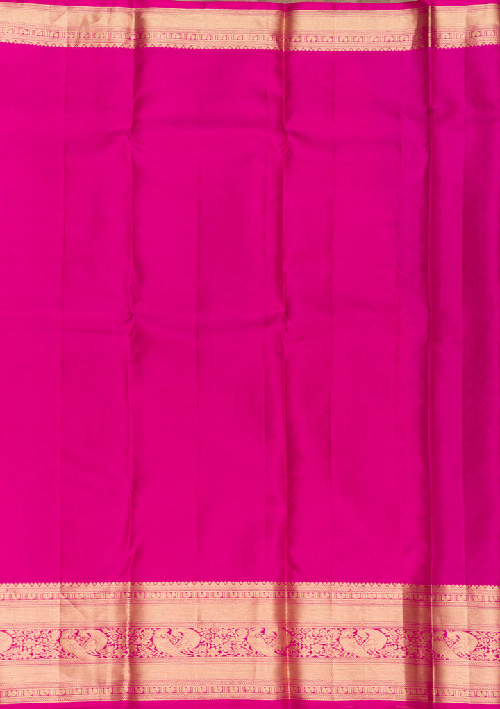 Purple Zariwork Pure Silk Saree