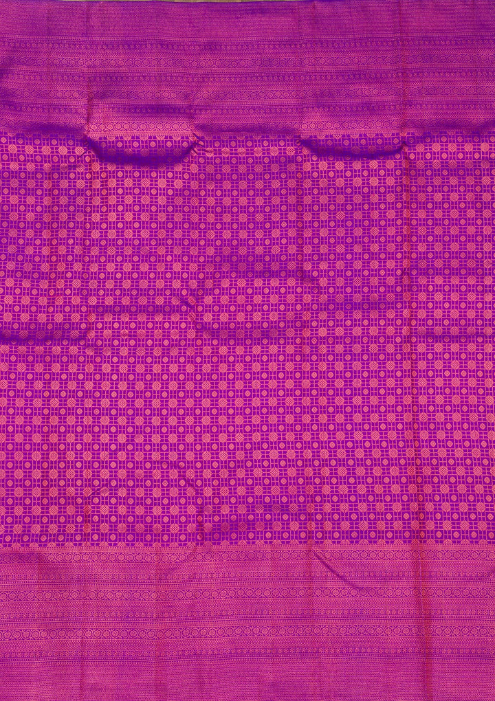 Purple Zariwork Pure Silk Saree