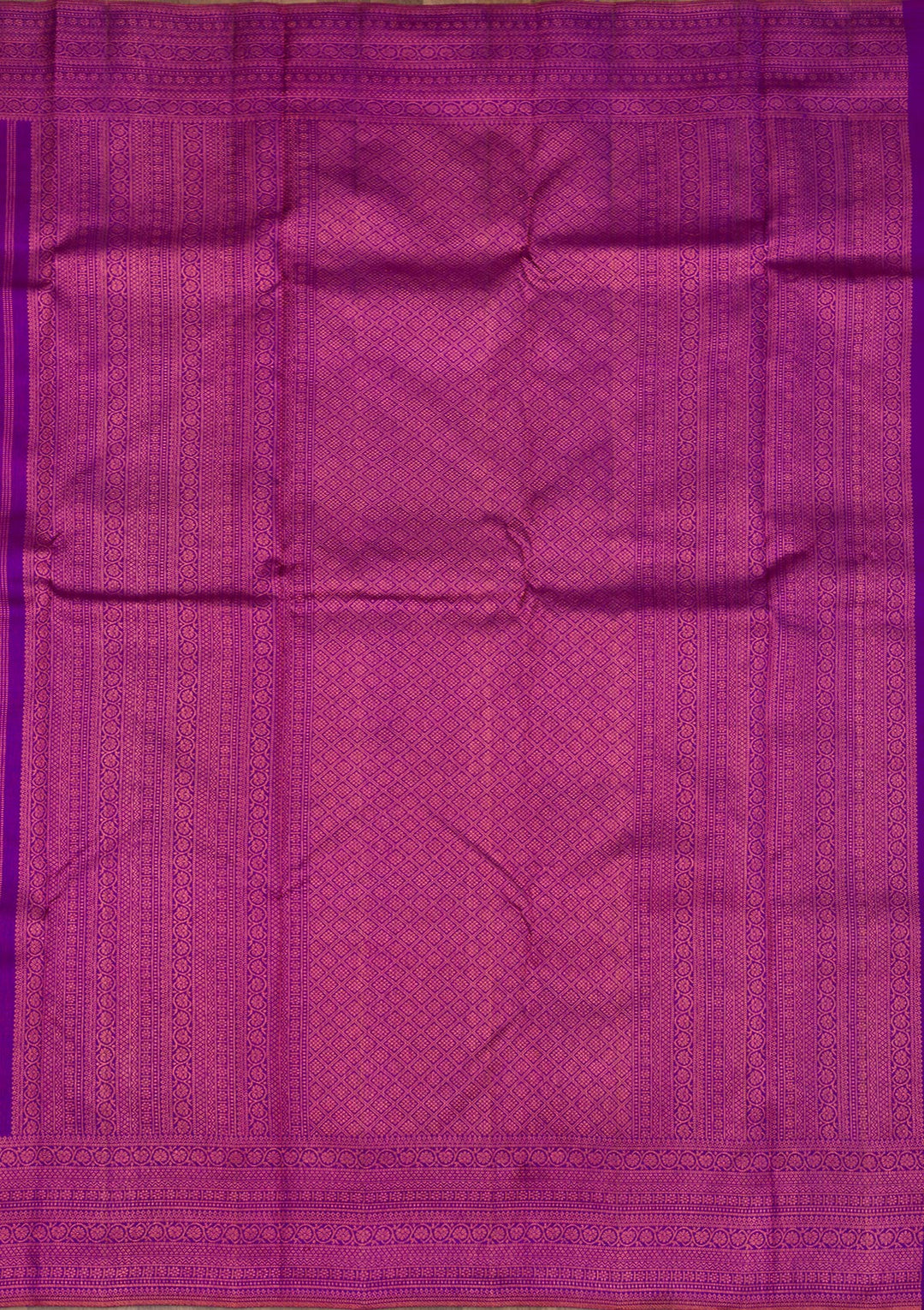 Purple Zariwork Pure Silk Saree