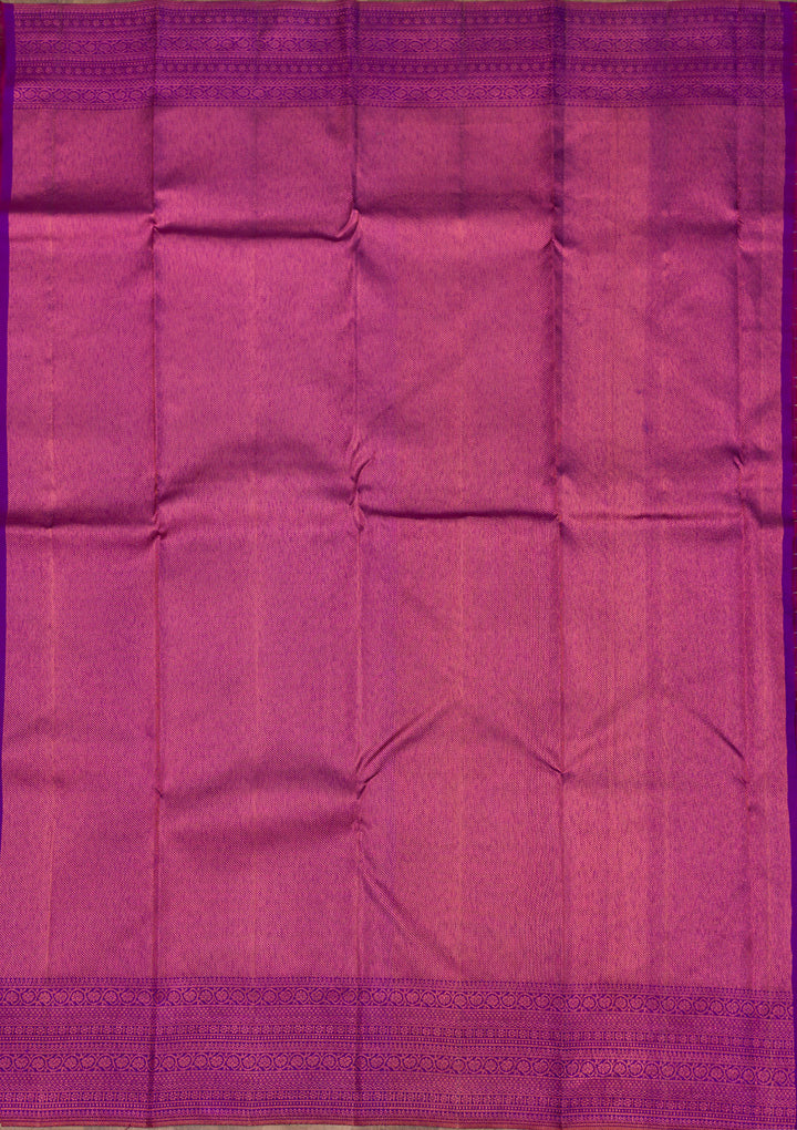 Purple Zariwork Pure Silk Saree