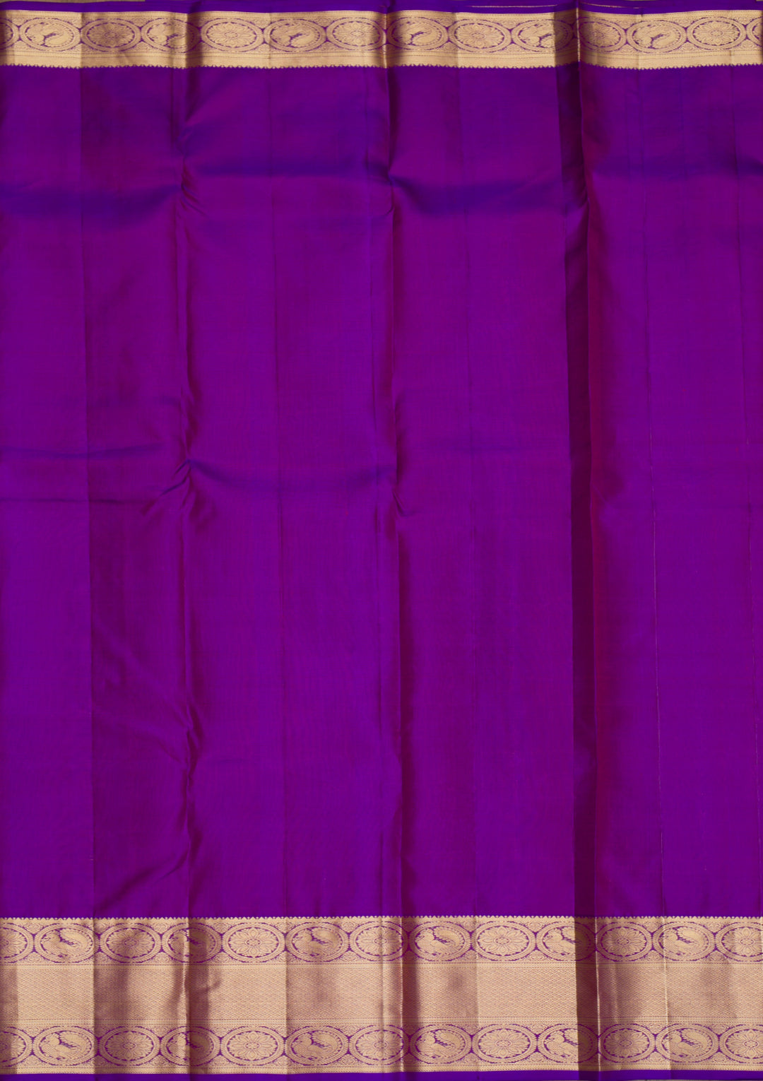 Purple Zariwork Pure Silk Saree