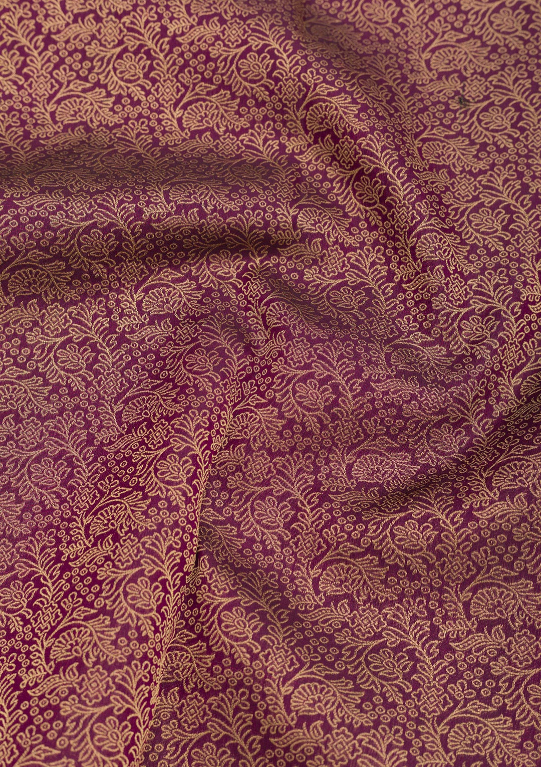 Purple Zariwork Pure Silk Saree