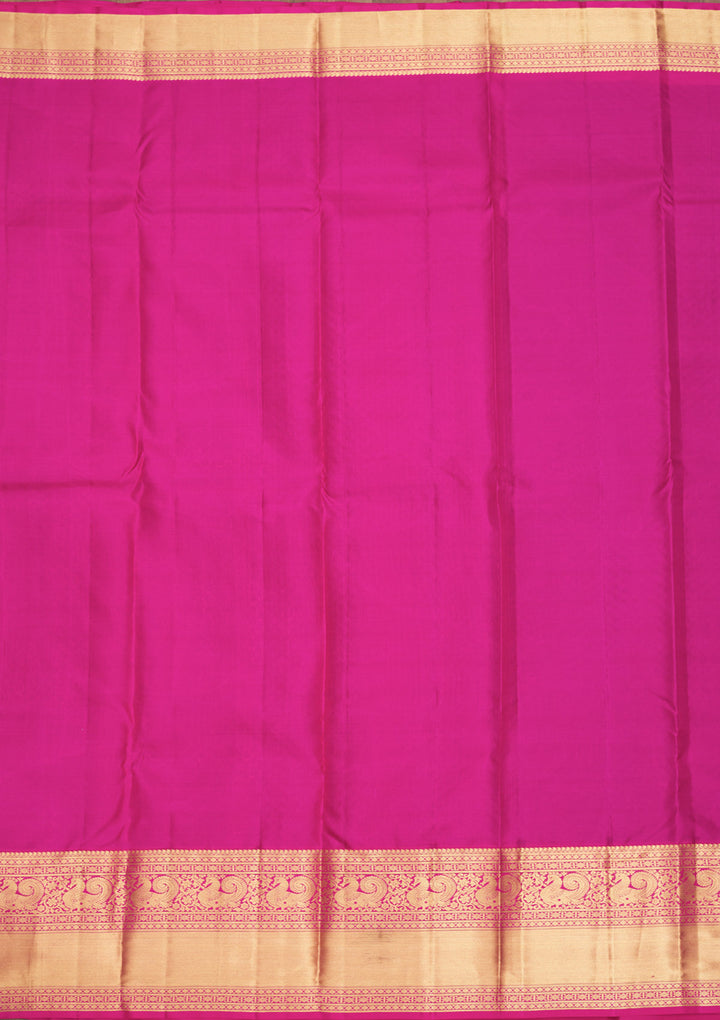 Purple Zariwork Pure Silk Saree