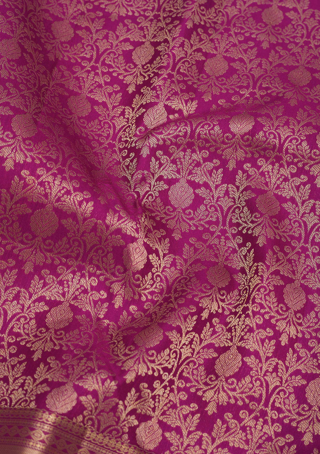 Purple Zariwork Pure Silk Saree