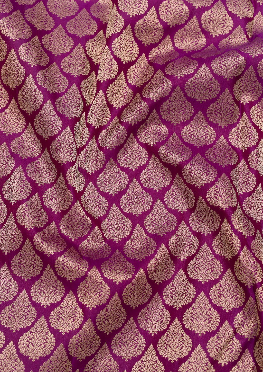 Purple Zariwork Banarasi Pure Silk Saree