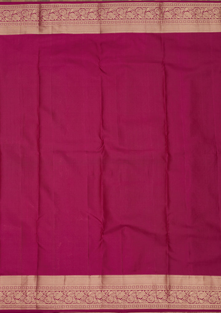 Purple Zariwork Pure Silk Saree