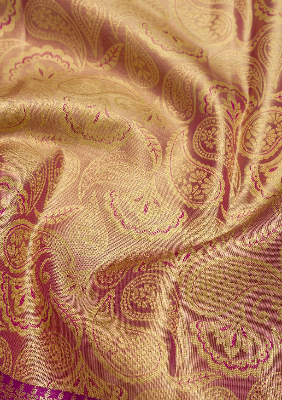 Purple Zariwork Kanjivaram Pure Silk Saree