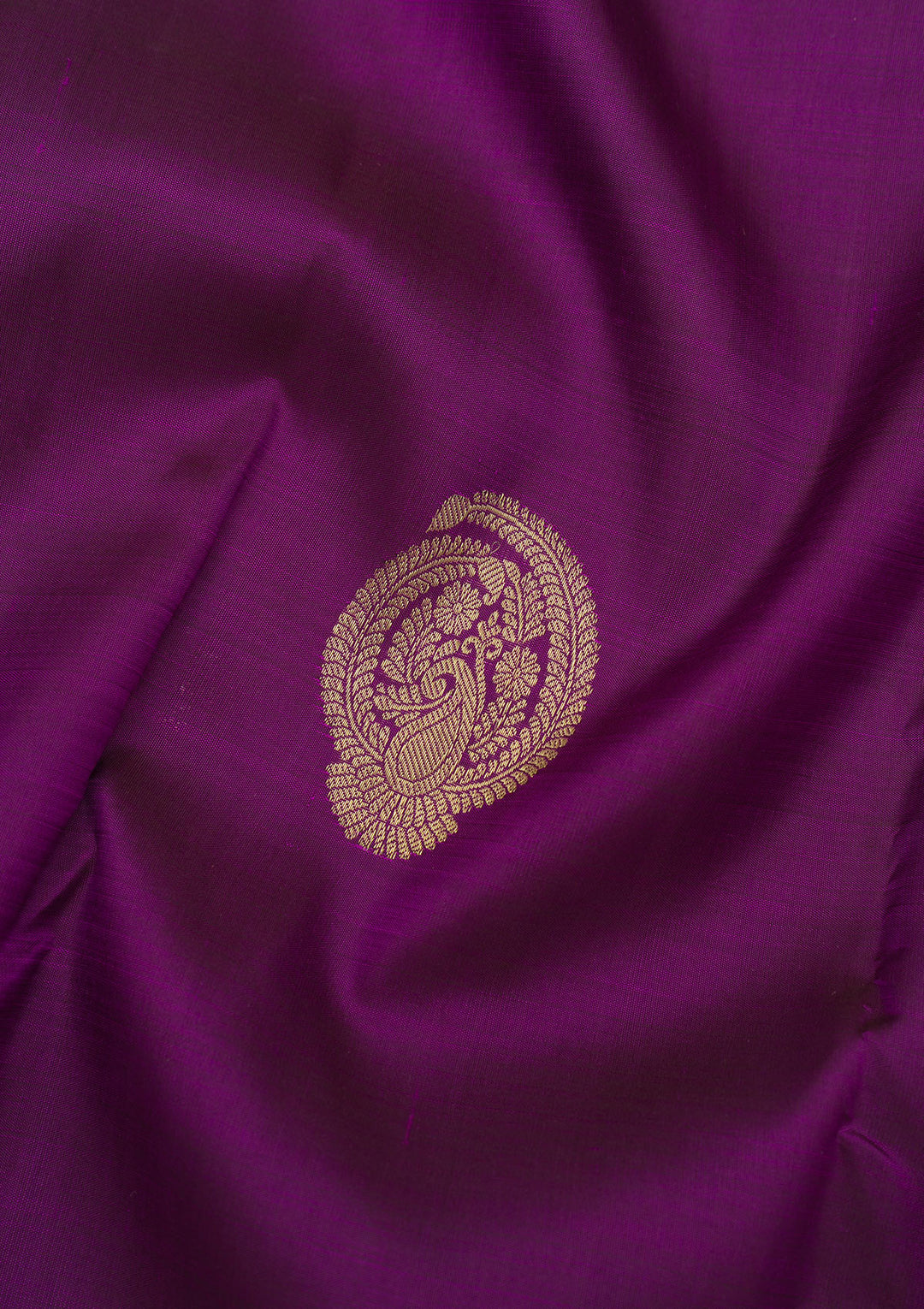 Purple Zariwork Pure Silk Saree