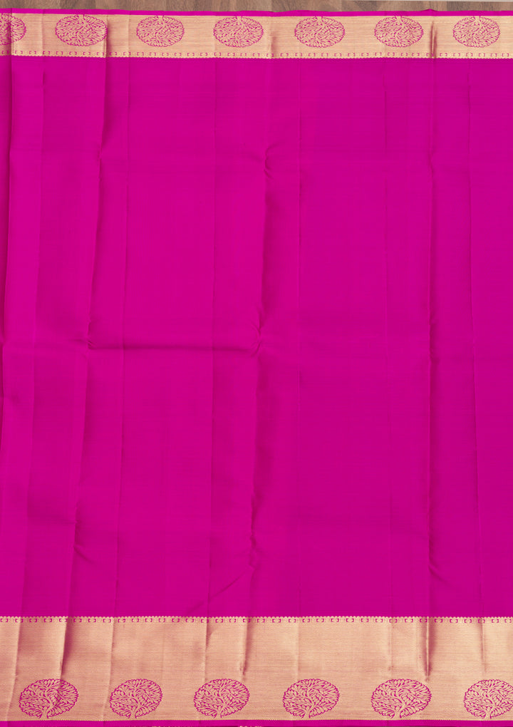 Purple Zariwork Banarasi Pure Silk Saree