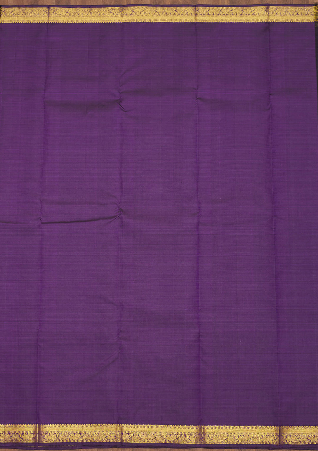 Purple Zariwork Pure Silk Saree