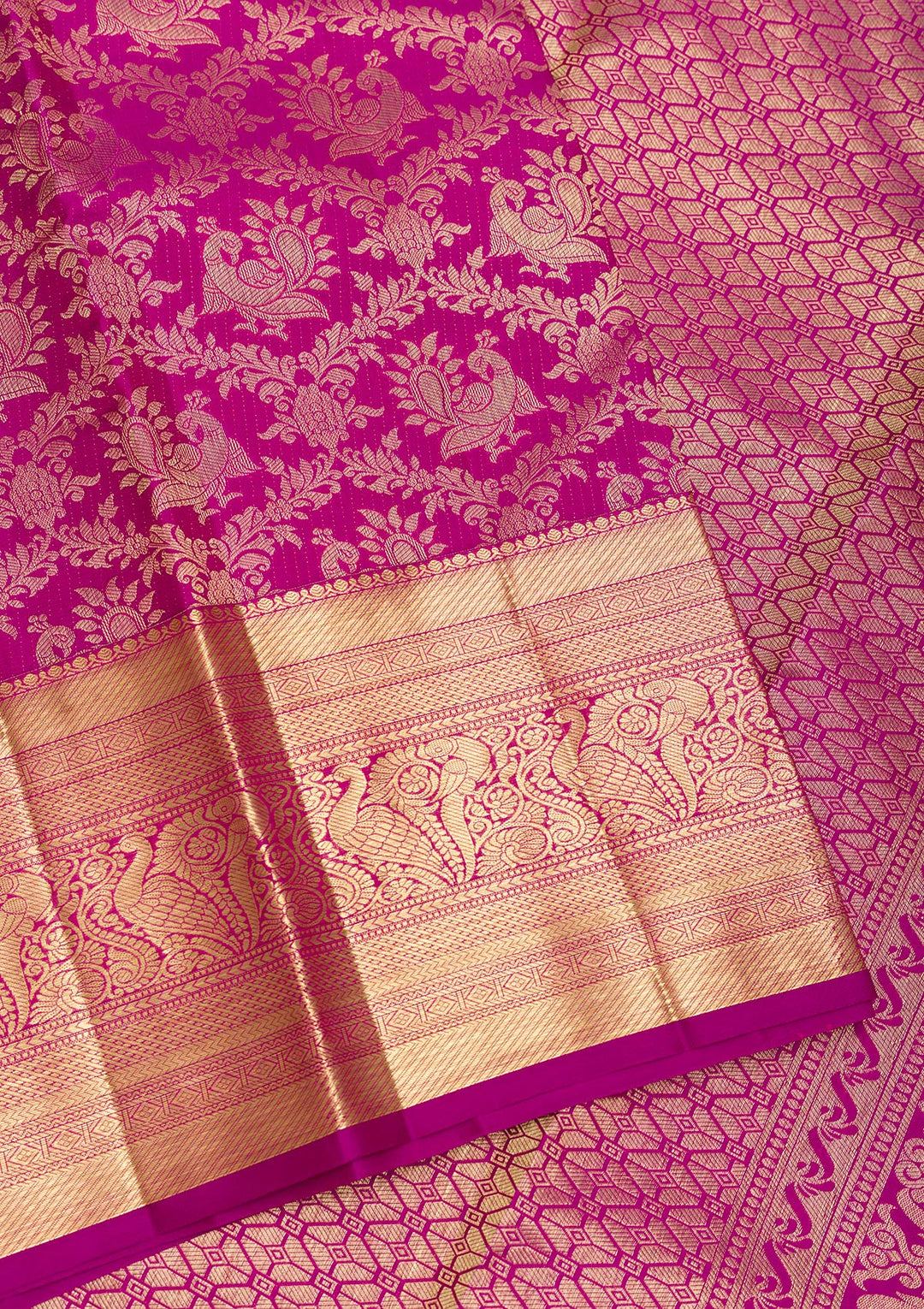 Purple Zariwork Kanjivaram Pure Silk Saree